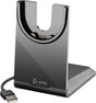 HP Poly 783R6AA USB-A Charging Stand for Focus 2 and Voyager 4300 UC Series headsets