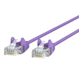 Belkin 10ft CAT6 Slim Gigabit Snagless UTP Ethernet Cable Purple Model CE001B10-PUR-S