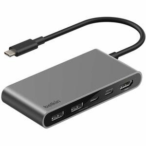 Belkin 5-Port USB-C Hub USB-C to 2xUSB-A, 2xUSB-C, 1x4K HDMI - Docking Station Black Model AVC022FQSGY