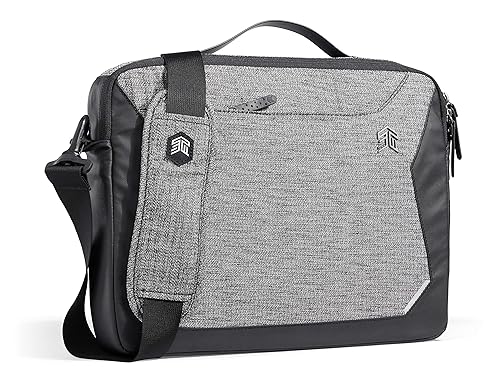 STM Myth Backpack featuring luggage pass-through 18L / 15 Laptop Granite Black 15-Inch