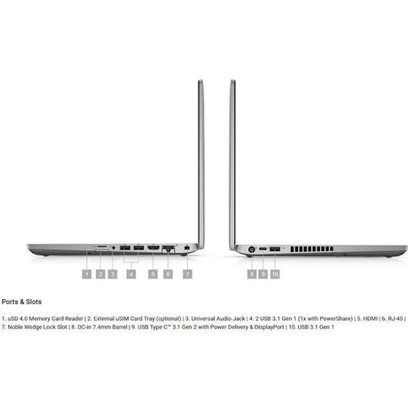 Dell Latitude 5000 5400 14 Chromebook - HD - 1366 x 768 - Intel Celeron 4305U Dual-core (2 Core) - 4 GB RAM - 64 GB Flash Memory - Carbon Fiber - Intel Chip - Chrome OS - Intel UHD Graphics 610