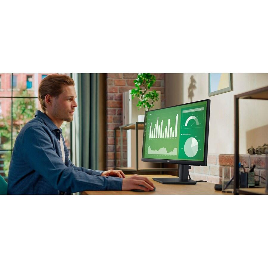 Dell E2424HS 23.8 Full HD LED LCD Monitor - 16:9 - 24 Class - Vertical Alignment (VA) - 1920 x 1080 - 16.7 Million Colors - 250 Nit - 5 ms - HDMI - VGA - DisplayPort