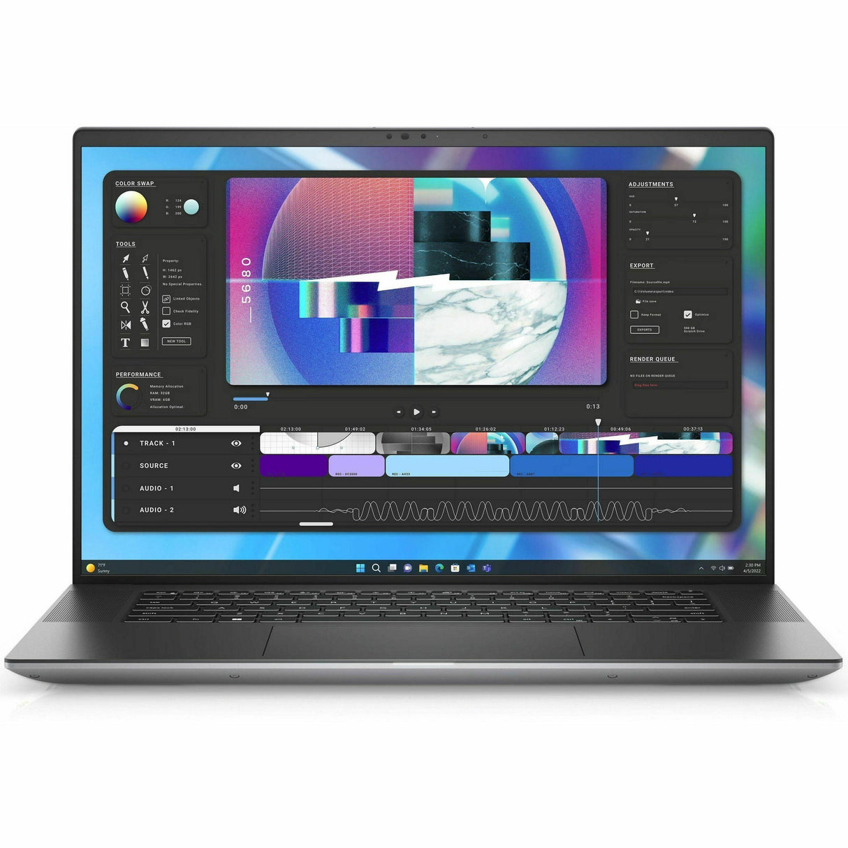 Precision 5000 5680 16 Mobile Workstation - Full HD Plus - 1920 x 1200 - Intel Core i7 13th Gen i7-13800H Tetradeca-core (14 Core) 2.50 GHz - 32 GB Total RAM - 32 GB On-board Memory - 512 GB SSD