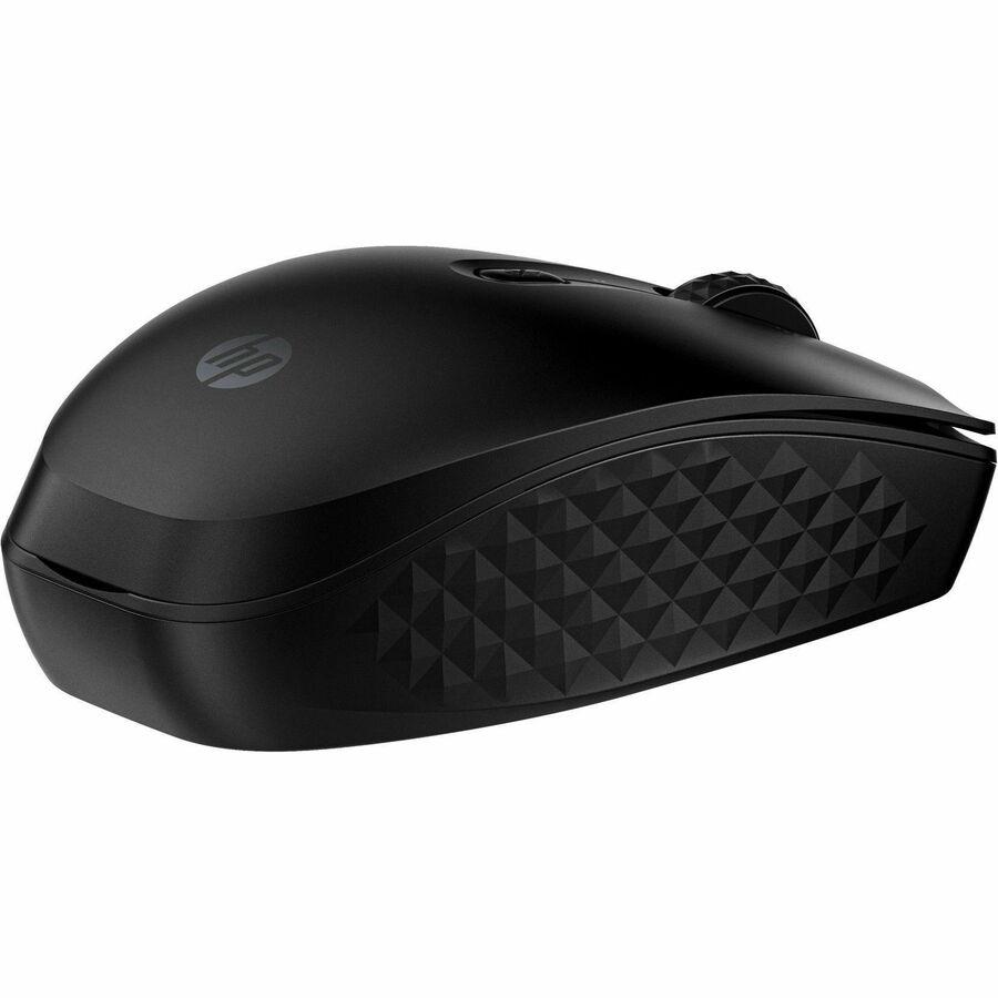HP 425 Mouse - Wireless - Bluetooth - Black - 4000 dpi - Tilt Wheel - 7 Button(s) - 6 Programmable Button(s)