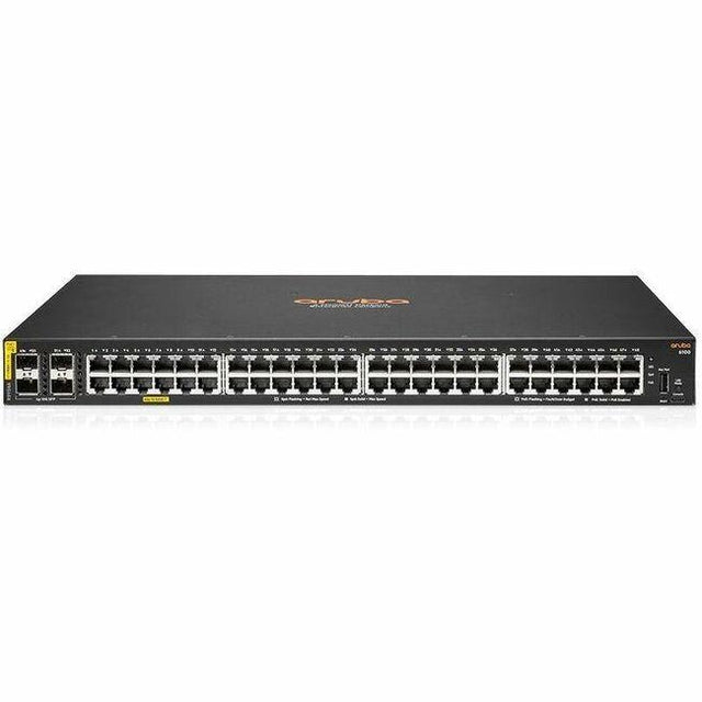 Aruba CX 6100 Ethernet Switch - 48 Ports - Manageable - Gigabit Ethernet, 10 Gigabit Ethernet - 10/100/1000Base-T - 2 Layer Supported - Modular - 49.70 W Power Consumption - 740 W PoE Budget - Twisted