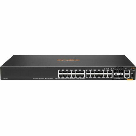Aruba CX 6200F 24G 4SFP+ Switch - 24 Ports - Manageable - Gigabit Ethernet, 10 Gigabit Ethernet - 10/100/1000Base-T, 10GBase-X - 3 Layer Supported - Modular - 4 SFP Slots - 59 W Power Consumption - Tw