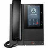 HP Poly CCX 505 IP Phone Wi-Fi, Bluetooth Desktop Wall Mountable Black 84C16AA#ABA