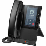 HP Poly CCX 505 IP Phone Wi-Fi, Bluetooth Desktop Wall Mountable Black 84C16AA#ABA
