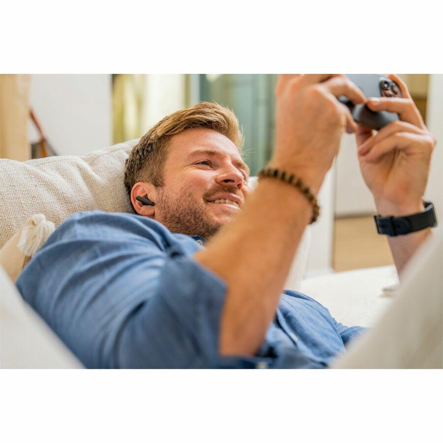 Poly Voyager Free 60 UC Earset - Siri, Google Assistant - Stereo - True Wireless - Bluetooth - 98.4 ft - 20 Hz - 20 kHz - Earbud - Binaural - In-ear - Carbon Black