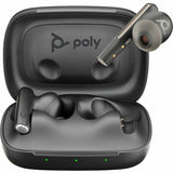 Poly Voyager Free 60 UC Earset - Siri, Google Assistant - Stereo - True Wireless - Bluetooth - 98.4 ft - 20 Hz - 20 kHz - Earbud - Binaural - In-ear - Carbon Black