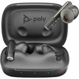 HP Poly Voyager Free 60 UC Earset Microsoft Teams Certification Google Assistant, Siri Stereo Color Carbon Black Model 7Y8L8AA