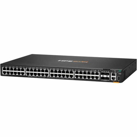Aruba CX 6200F 48G 4SFP Switch - 48 Ports - Manageable - Gigabit Ethernet - 10/100/1000Base-T, 1000Base-X - 3 Layer Supported - Modular - 4 SFP Slots - 68 W Power Consumption - Optical Fiber, Twisted