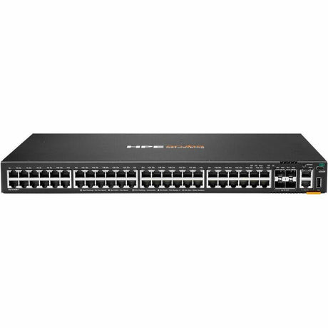 Aruba CX 6200F 48G 4SFP Switch - 48 Ports - Manageable - Gigabit Ethernet - 10/100/1000Base-T, 1000Base-X - 3 Layer Supported - Modular - 4 SFP Slots - 68 W Power Consumption - Optical Fiber, Twisted