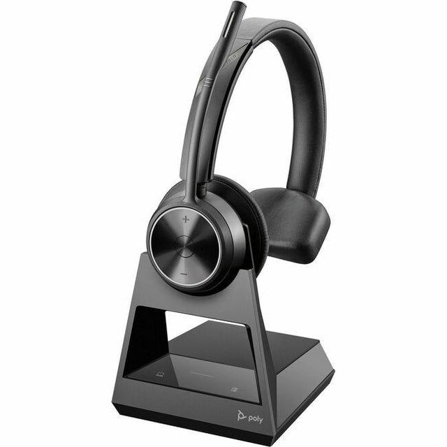 Poly Savi 7310 Monaural DECT 1920-1930 MHz Top - Microsoft Teams Certification - Mono - Wireless - DECT - 590.6 ft - Over-the-head, On-ear - Monaural - Ear-cup - Noise Cancelling Microphone