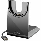 HP Poly 783R6AA USB-A Charging Stand for Focus 2 and Voyager 4300 UC Series headsets