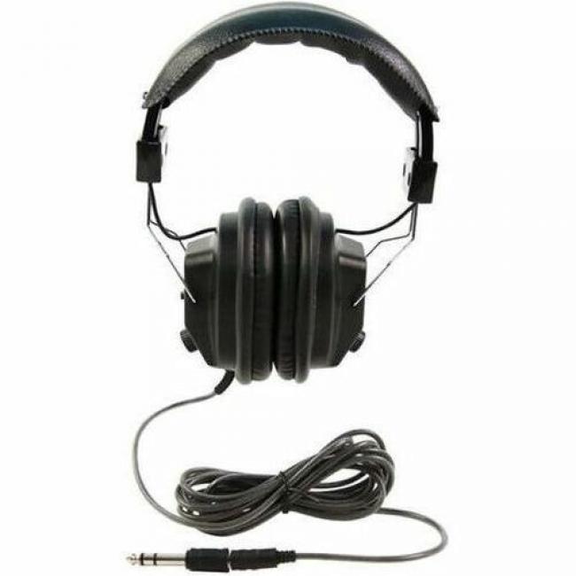 Califone 3068AV-CT Switchable Stereo Over-Ear Headphones - Black