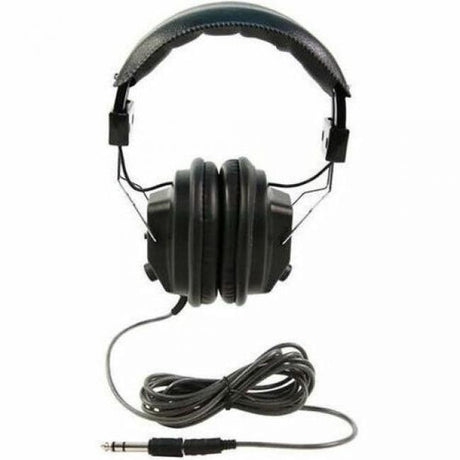 Califone 3068AV-CT Switchable Stereo Over-Ear Headphones - Black