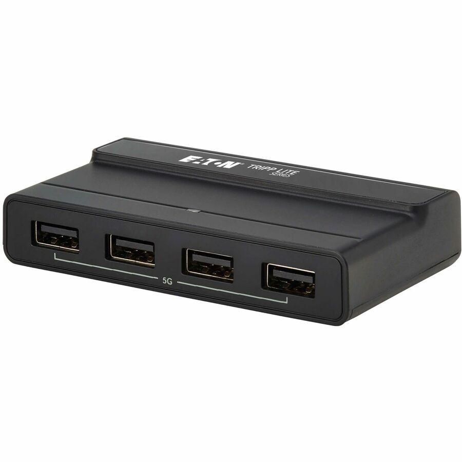 Tripp Lite by Eaton U315-2X4 USB Switch - USB Type C - 640 MB/s - Notebook, Desktop, Printer, Keyboard, Mouse, Flash Drive, Hard Drive - Desktop - 6 USB Port(s)