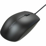 Rocstor Premium M10 USB Wired Optical Mouse - 1200 dpi - Full-size Mouse - Optical - Cable - Black - USB - 1200 dpi - Scroll Wheel - 3 Button(s) - Symmetrical