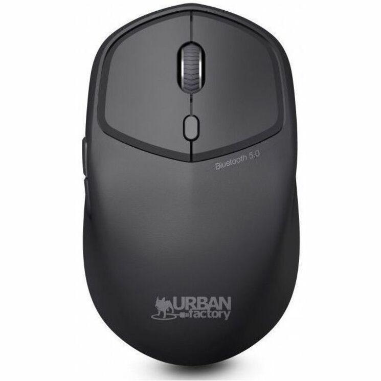 Urban Factory ONLEE Color Mouse - Optical - Wireless - Bluetooth - Black - 1600 dpi - 6 Button(s) - Symmetrical