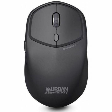 Urban Factory ONLEE Color Mouse - Optical - Wireless - Bluetooth - Black - 1600 dpi - 6 Button(s) - Symmetrical