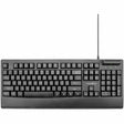 Rocstor KS18 Security USB Keyboard with Built-in Smart Card Reader -104 Keys - 104 Keys - QWERTY Layout - Smart Card Reader - USB - Black
