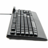 Rocstor KS18 Security USB Keyboard with Built-in Smart Card Reader -104 Keys - 104 Keys - QWERTY Layout - Smart Card Reader - USB - Black