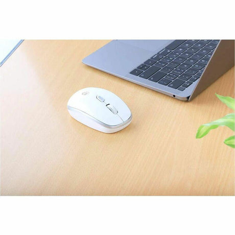 Manhattan MW6185 Wireless Optical USB Mouse - Full-size Mouse - Optical - Wireless - 32.81 ft - Radio Frequency - 2.40 GHz - White - USB Type A - 1600 dpi - Scroll Wheel - 6 Button(s) - Right-handed -