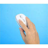 Manhattan MW6185 Wireless Optical USB Mouse - Full-size Mouse - Optical - Wireless - 32.81 ft - Radio Frequency - 2.40 GHz - White - USB Type A - 1600 dpi - Scroll Wheel - 6 Button(s) - Right-handed -