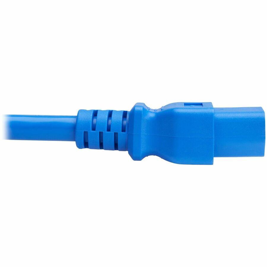 Eaton Tripp Lite Series Power Cord, C20 to C21 - Heavy-Duty, 20A, 250V, 12 AWG, 3 ft. (0.9 m), Blue
