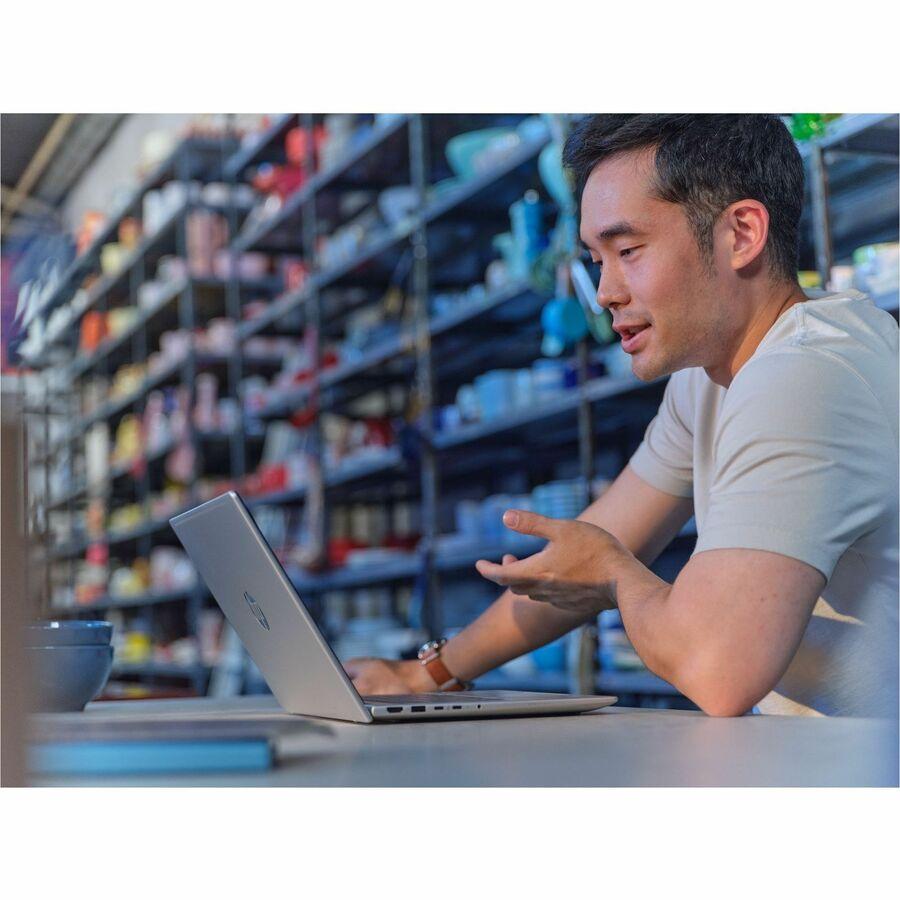 HP ProBook 4 G1i 14 Notebook - WUXGA - Intel Core Ultra 5 225U - 16 GB - 512 GB SSD - English Keyboard - Pike Silver - Intel Chip - 1920 x 1200 - Windows 11 Pro - Intel - In-plane Switching (IPS