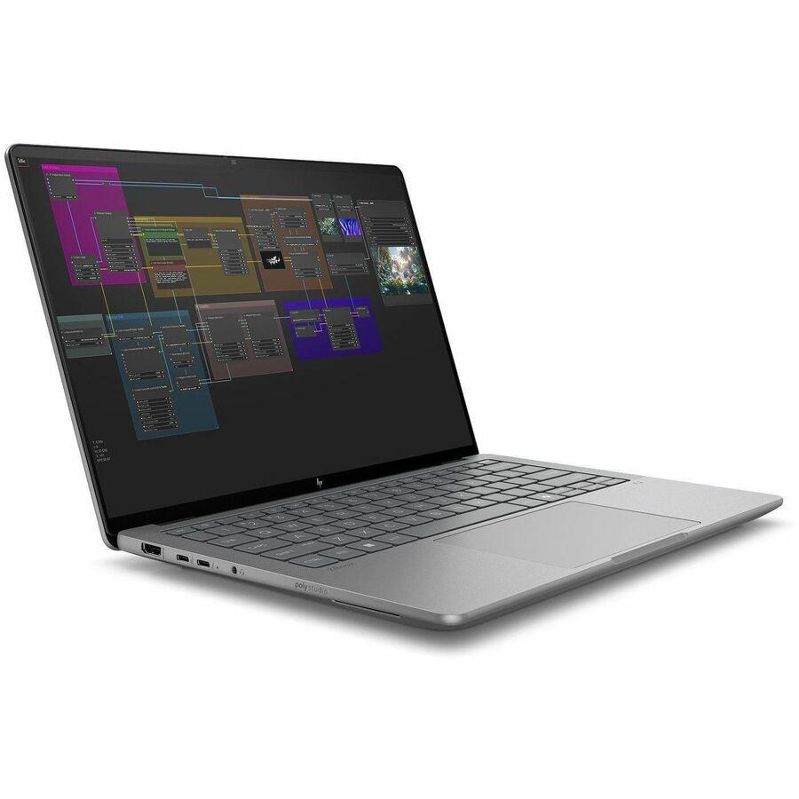 HP ZBook Ultra G1a 14 Touchscreen Mobile Workstation - 2.8K - AMD Ryzen AI MAX PRO 390 - 32 GB - English Keyboard - Meteor Silver - Smart Buy - AMD Chip - 2880 x 1800 - Windows 11 Pro - AMD Rade