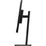 Lenovo ThinkVision T24D-4v 24 Class Webcam Full HD LED Monitor - 16:9  - 23.8 Viewable - 1920x1080 - 250 Nit - 4 ms - 120 Hz Refresh Rate - USB Type-C - HDMI - DisplayPort - USB Hub  64B7UAR1US