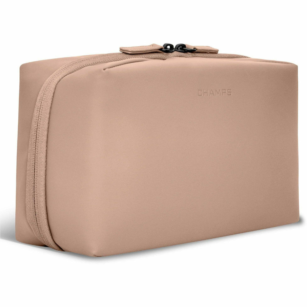 Champs Onyx Carrying Case Toiletries, Travel - Nude - Water Resistant - Polyurethane Body - Handle - 6.3 Height x 4.3 Width - 3.17 quart Volume Capacity