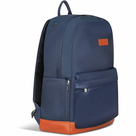 Champs Vintage Carrying Case (Backpack) for 11 to 15.6 Water Bottle, Notebook, Tablet, Glasses, Earphone, Travel - Navy - Water Resistant, Water Proof Zipper - Nylon Body - Shoulder Strap,