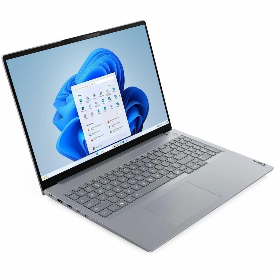 Lenovo ThinkBook 16 G9 IRL 21US0001US 16 Touchscreen Notebook - WUXGA - 120 Hz - Intel Core 7 2nd Gen 240H - 16 GB - 512 GB SSD - English Keyboard - Arctic Gray - Intel Chip - 1920 x 1200 - Wind