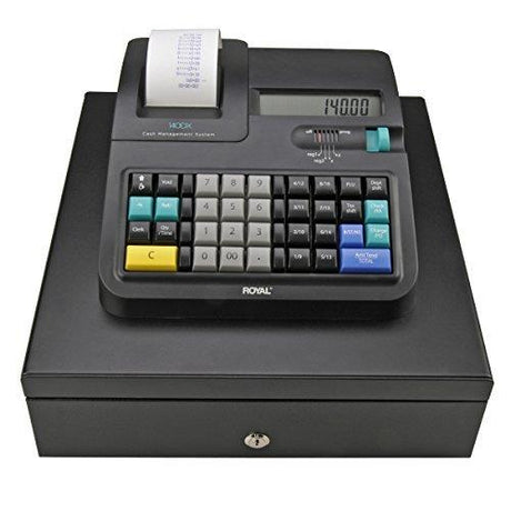 Royal 140DX Entry Level Cash Register with 9-digit Operator Display (29475X)