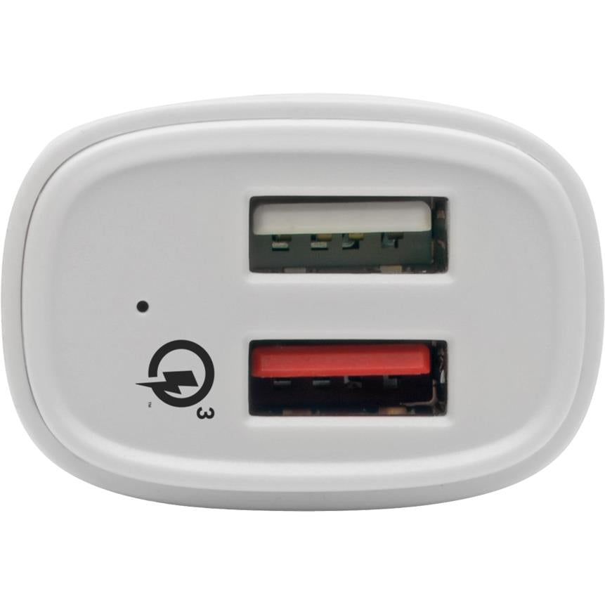 Tripp Lite U280-C02-S-QC3U USB Car Charger, Quick Charge - Dual USB-A 3.0, UL 2089 Certified