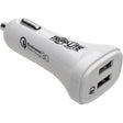 Tripp Lite U280-C02-S-QC3U USB Car Charger, Quick Charge - Dual USB-A 3.0, UL 2089 Certified