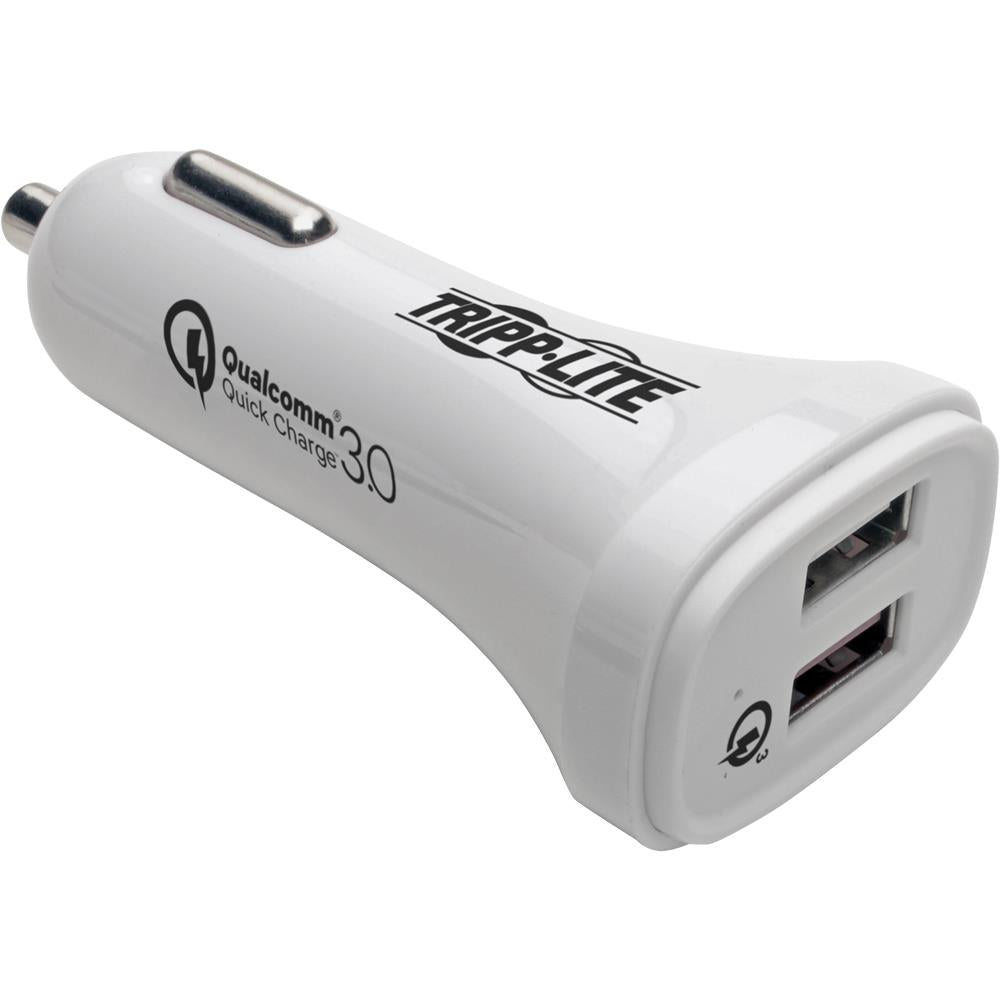 Tripp Lite U280-C02-S-QC3U USB Car Charger, Quick Charge - Dual USB-A 3.0, UL 2089 Certified