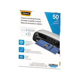 FEL5744301 Fellowes Thermal Laminating Pouches, Letter, 3 mil, 50/Pack