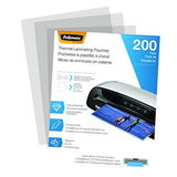Fellowes Laminating Pouches Letter Size Hot Pouch 9 x 11.5 3 mil 200 pack 5743401