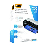 Fellowes Laminating Pouches Letter Size Hot Pouch 9 x 11.5 3 mil 200 pack 5743401