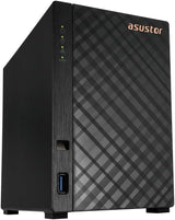 Asustor AS1202T Drivestor 2 Gen 2 ,2 Bay NAS, Quad-Core 1.7GHz CPU, 2.5GbE Port, 1GB DDR4, Three USB 3.0 (Diskless)
