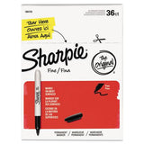 Sharpie Fine Point Permanent Marker Black 36/Pack 1884739