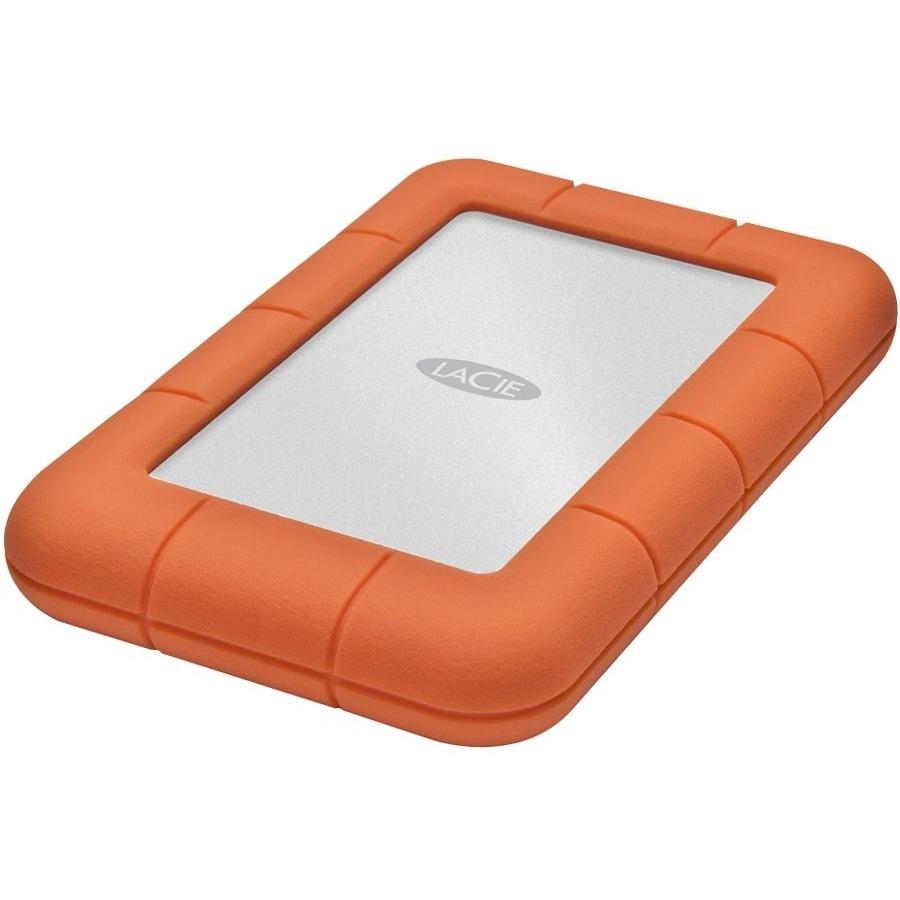 LaCie 2TB Rugged Mini External Hard Drive USB 3.0 Model LAC9000298 Orange