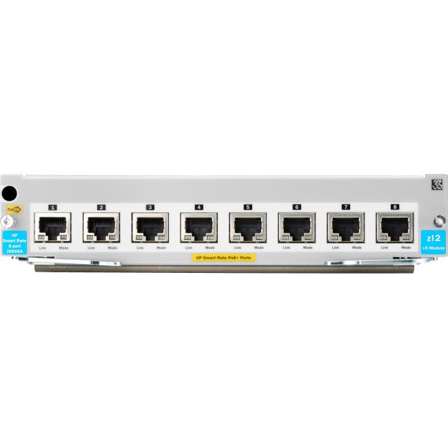 HPE J9995A 5400R 8-port 1/2.5/5/10GBASE-T PoE+ with MACsec v3 zl2 Expansion Module