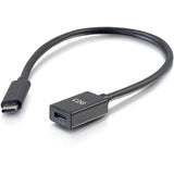C2G 28657 1FT USB-C TO C 3.1 (GEN 2) MALE TO FEMALE EXTENSION CABLE (10GBPS)