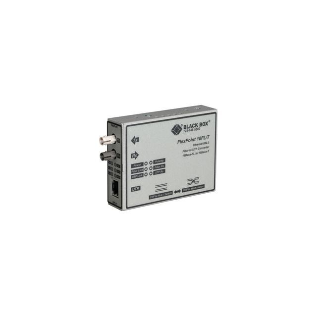 BLACK BOX LMC212A-MM-R3 FLEXPOINT MODULAR MEDIA CONVERTER, 10BAS