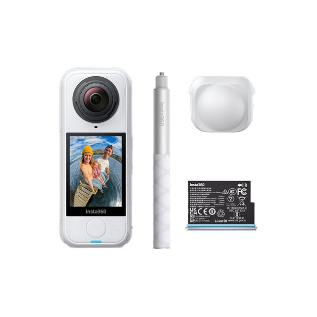 Insta360 X4 Air 8K 360 Action Camera Starter Bundle, Arctic White